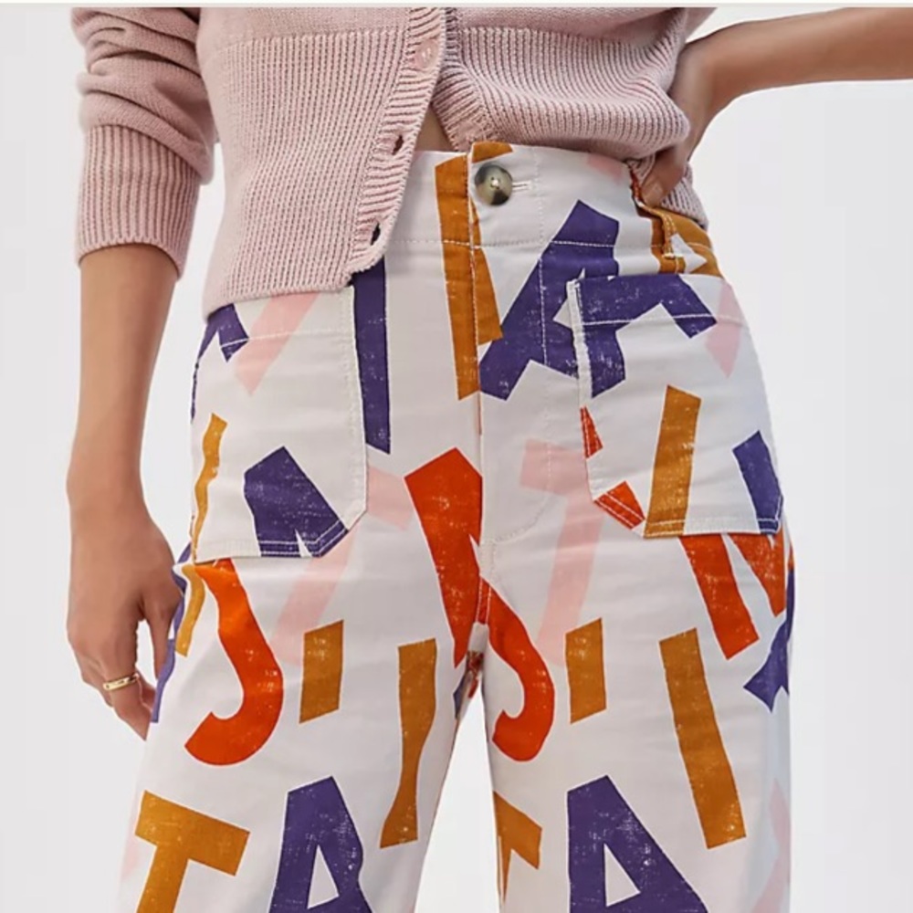 Anthropologie Maeve Crop Pants